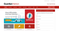 Desktop Screenshot of guardianinterlock.com